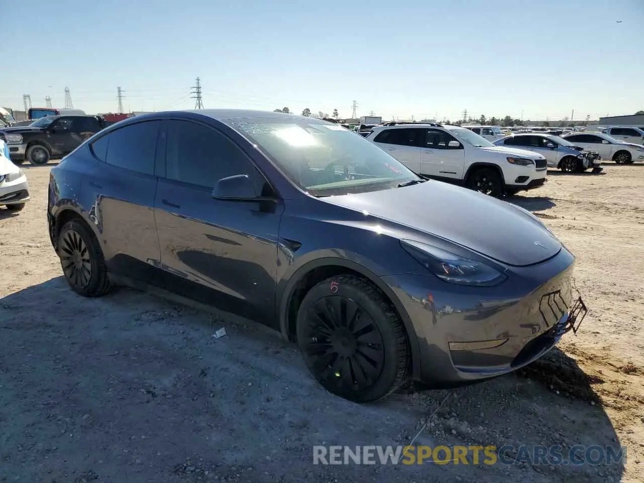 4 Photograph of a damaged car 7SAYGDEE9PA180293 TESLA MODEL Y 2023