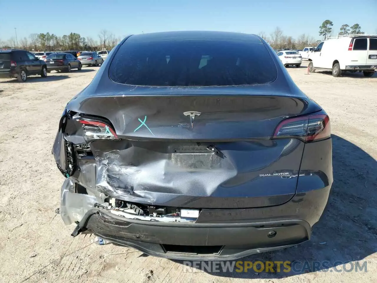 6 Photograph of a damaged car 7SAYGDEE9PA180293 TESLA MODEL Y 2023