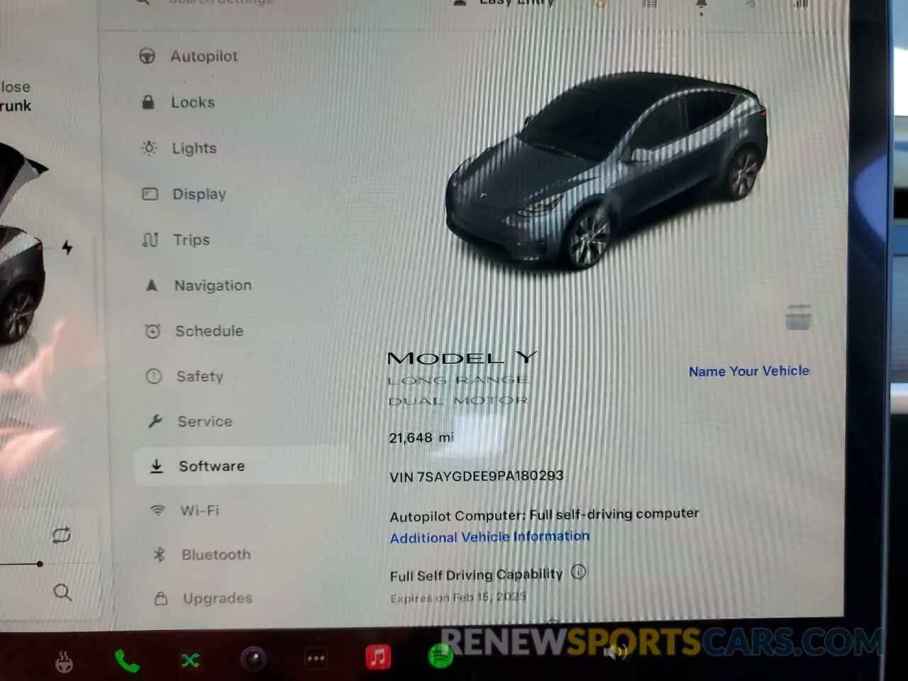 9 Photograph of a damaged car 7SAYGDEE9PA180293 TESLA MODEL Y 2023
