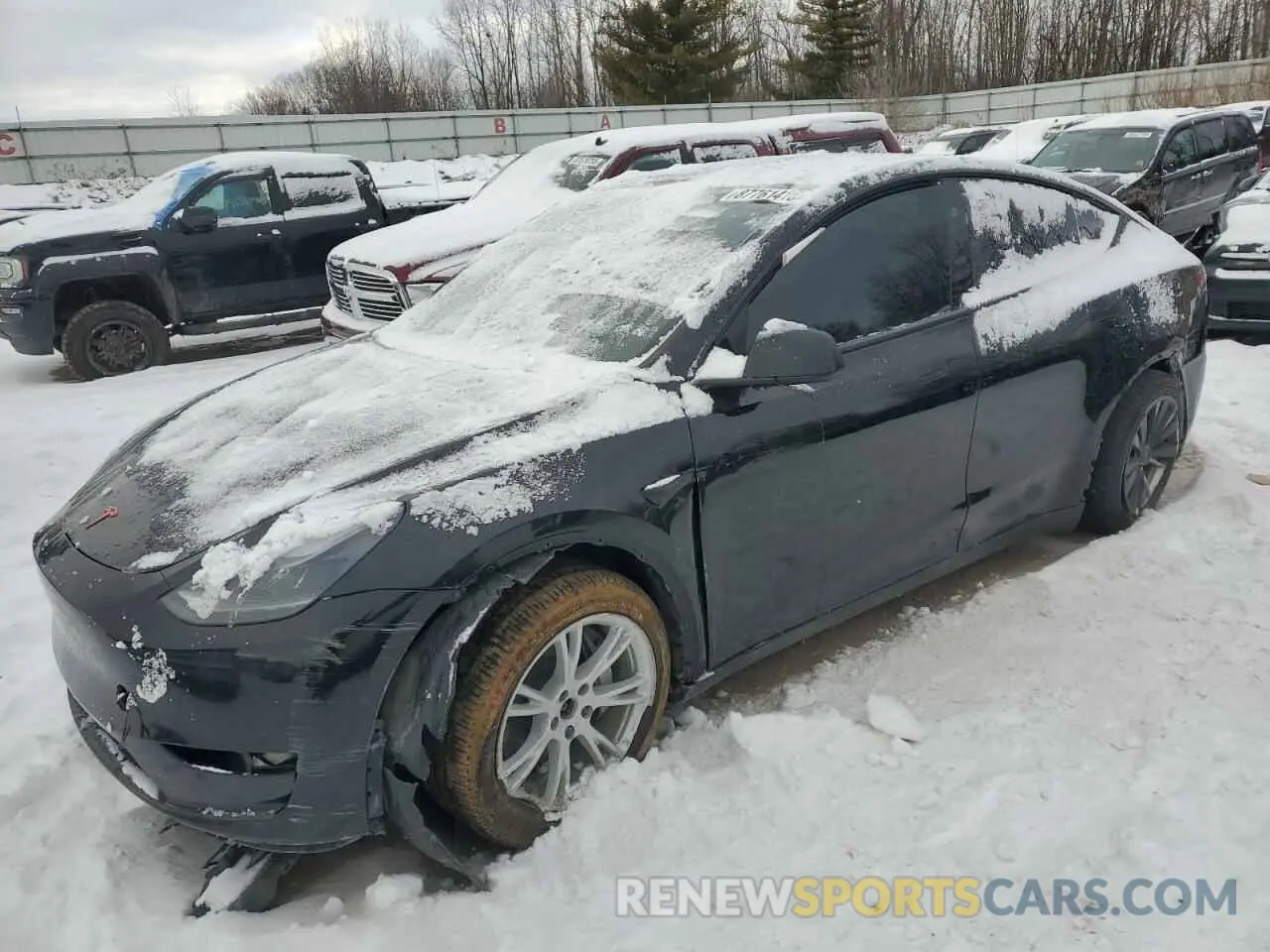 1 Фотография поврежденного автомобиля 7SAYGDEE9PA181525 TESLA MODEL Y 2023