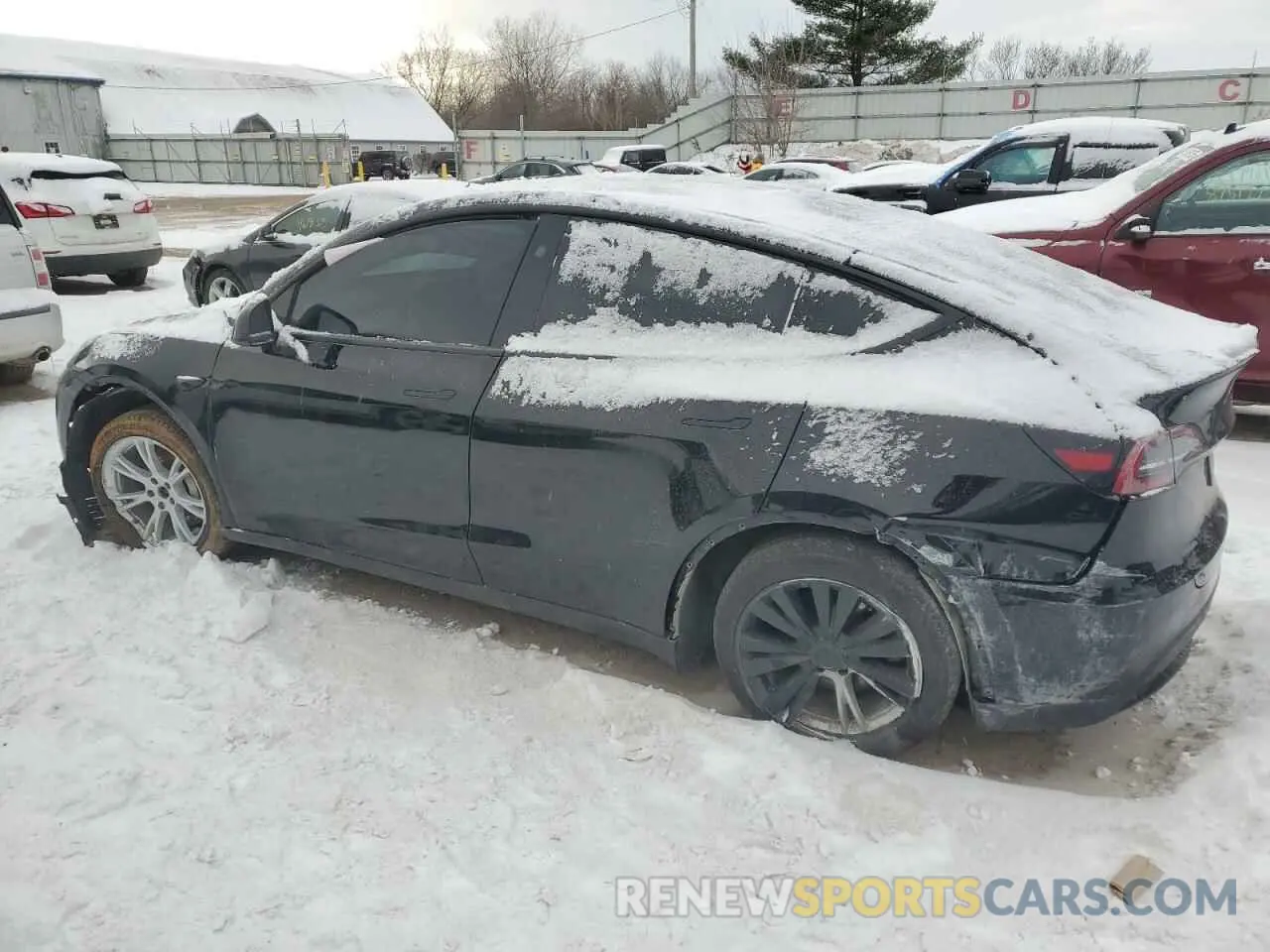 2 Фотография поврежденного автомобиля 7SAYGDEE9PA181525 TESLA MODEL Y 2023