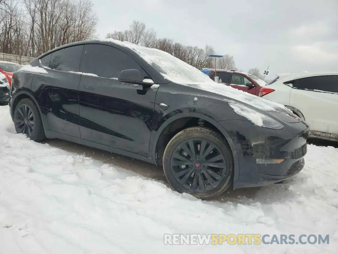 4 Фотография поврежденного автомобиля 7SAYGDEE9PA181525 TESLA MODEL Y 2023