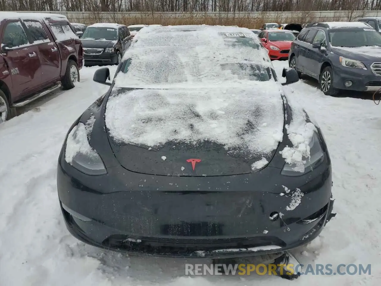 5 Фотография поврежденного автомобиля 7SAYGDEE9PA181525 TESLA MODEL Y 2023