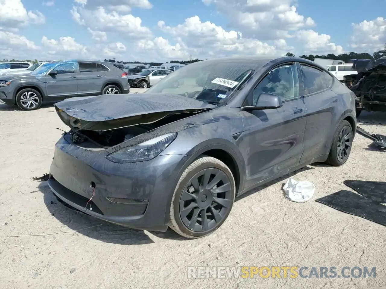 1 Фотография поврежденного автомобиля 7SAYGDEE9PA208772 TESLA MODEL Y 2023