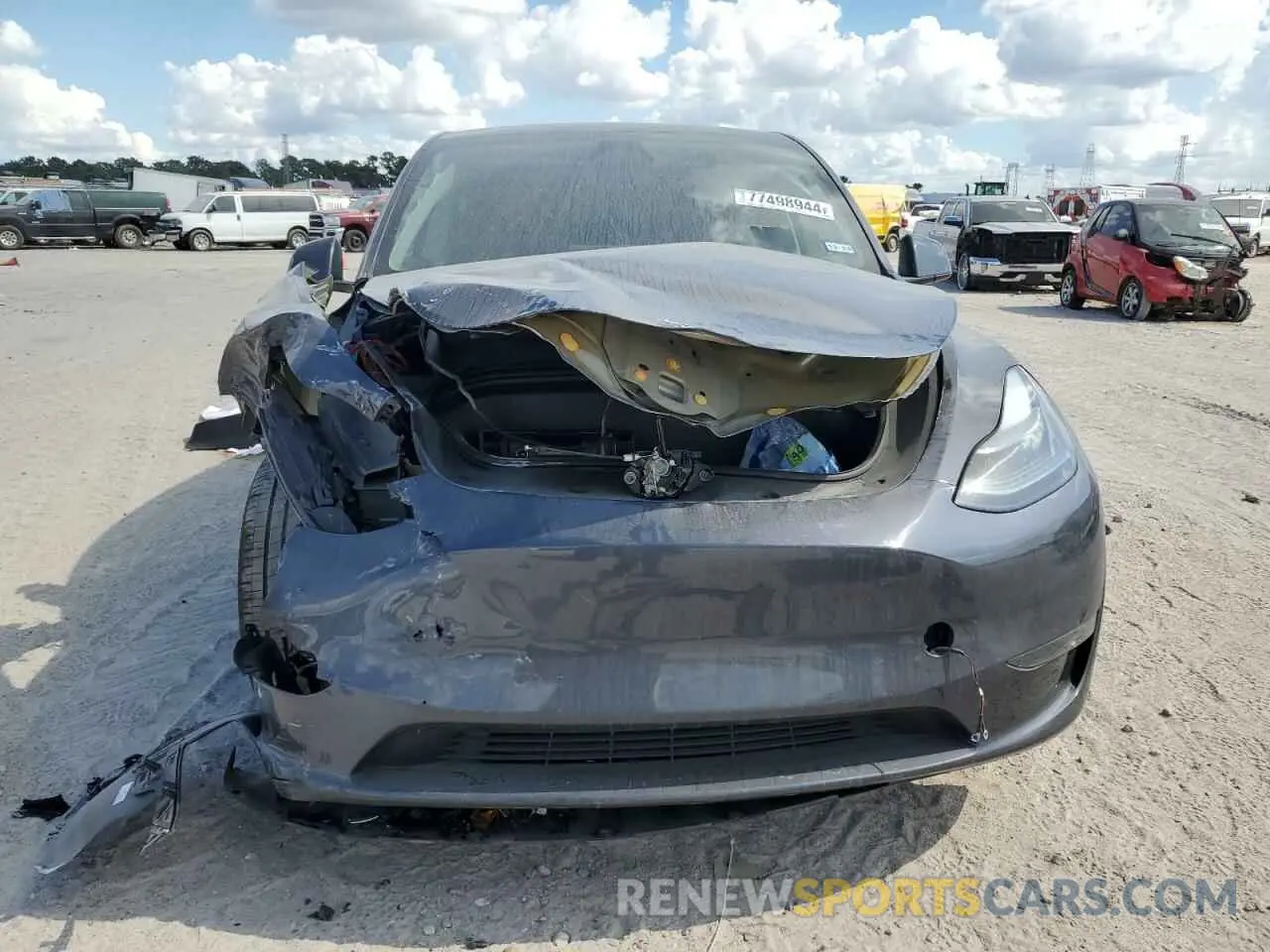 5 Фотография поврежденного автомобиля 7SAYGDEE9PA208772 TESLA MODEL Y 2023