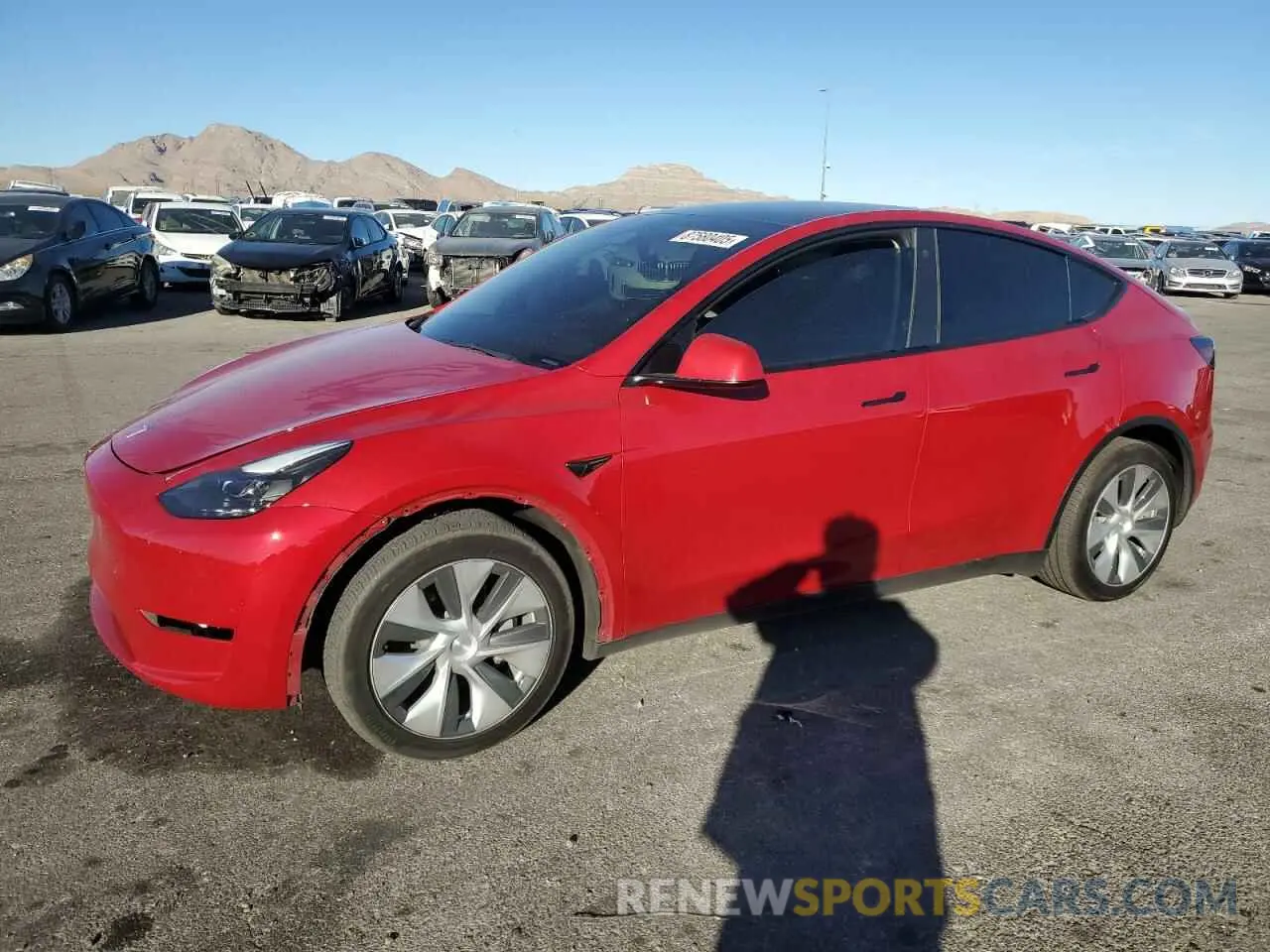 1 Photograph of a damaged car 7SAYGDEE9PF607281 TESLA MODEL Y 2023
