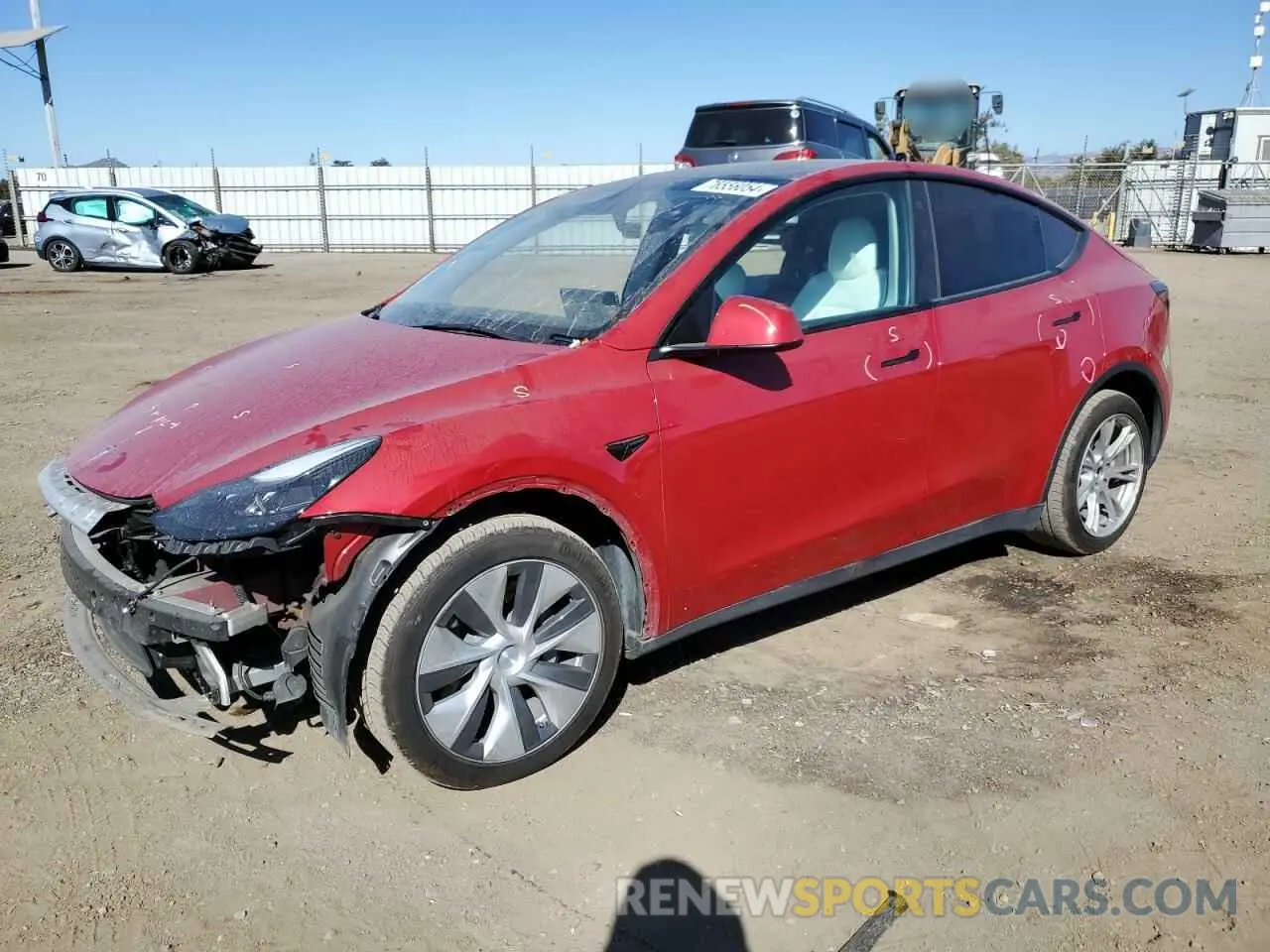 1 Photograph of a damaged car 7SAYGDEE9PF628437 TESLA MODEL Y 2023