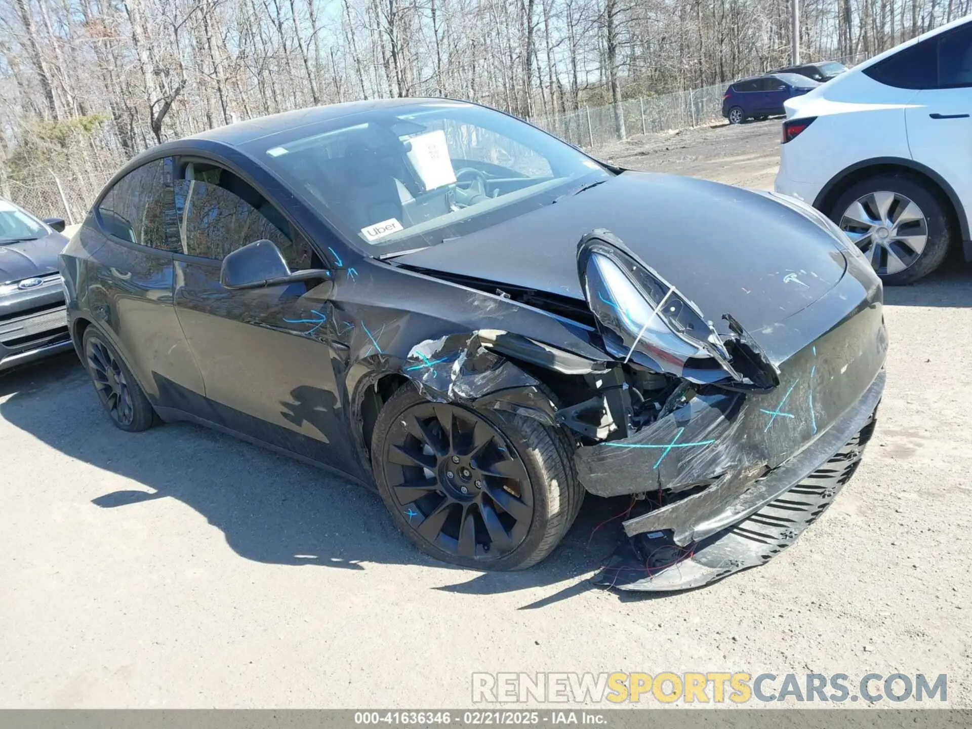 1 Фотография поврежденного автомобиля 7SAYGDEE9PF639969 TESLA MODEL Y 2023
