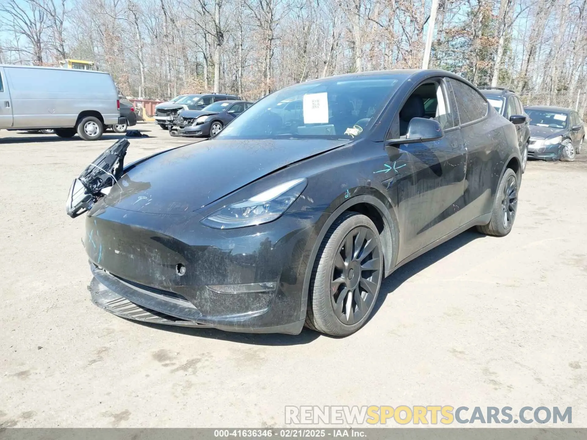 2 Фотография поврежденного автомобиля 7SAYGDEE9PF639969 TESLA MODEL Y 2023
