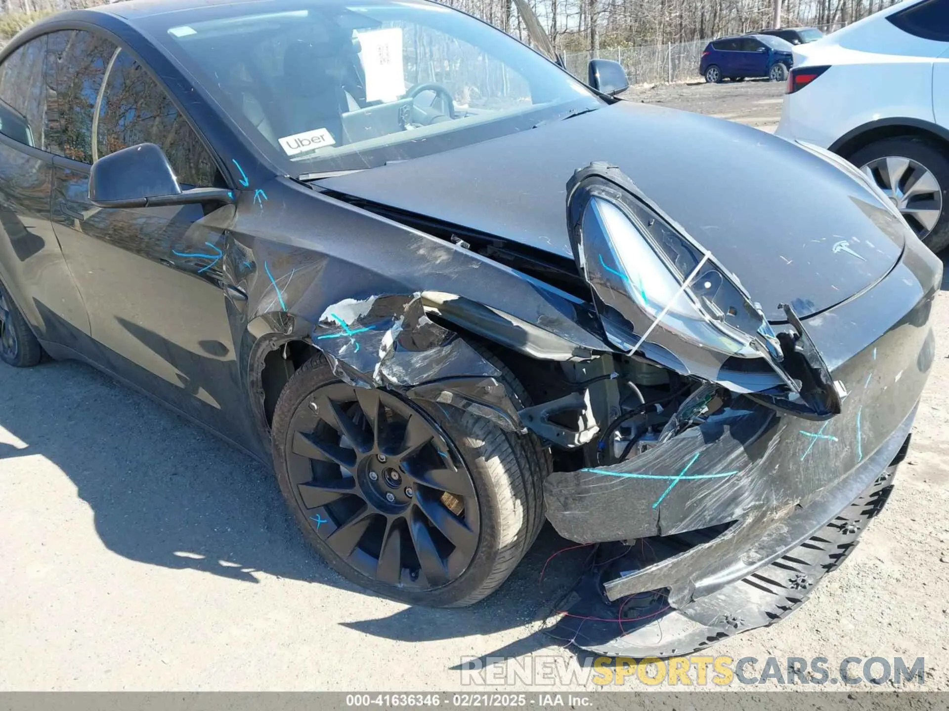 6 Фотография поврежденного автомобиля 7SAYGDEE9PF639969 TESLA MODEL Y 2023
