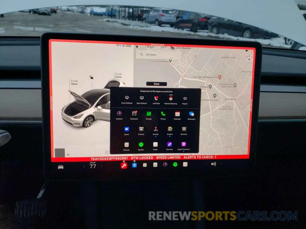 9 Photograph of a damaged car 7SAYGDEE9PF662961 TESLA MODEL Y 2023
