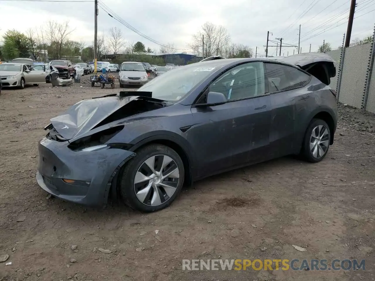 1 Фотография поврежденного автомобиля 7SAYGDEE9PF685530 TESLA MODEL Y 2023