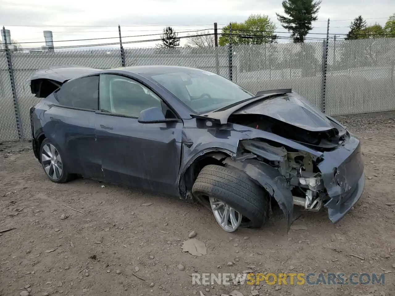 4 Фотография поврежденного автомобиля 7SAYGDEE9PF685530 TESLA MODEL Y 2023