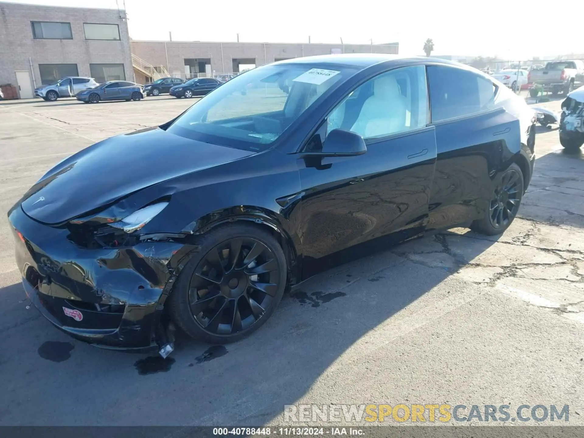 2 Photograph of a damaged car 7SAYGDEE9PF787698 TESLA MODEL Y 2023
