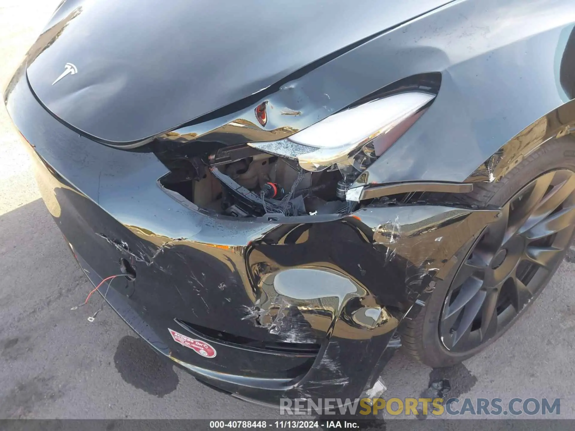 6 Photograph of a damaged car 7SAYGDEE9PF787698 TESLA MODEL Y 2023