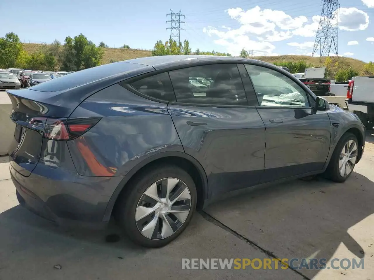 3 Photograph of a damaged car 7SAYGDEE9PF838911 TESLA MODEL Y 2023