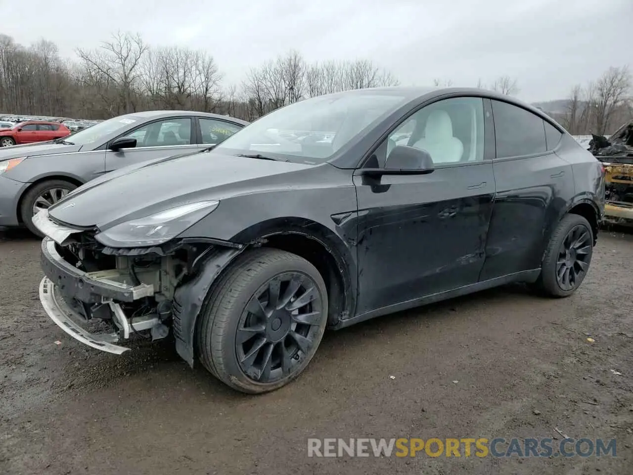 1 Фотография поврежденного автомобиля 7SAYGDEE9PF845888 TESLA MODEL Y 2023