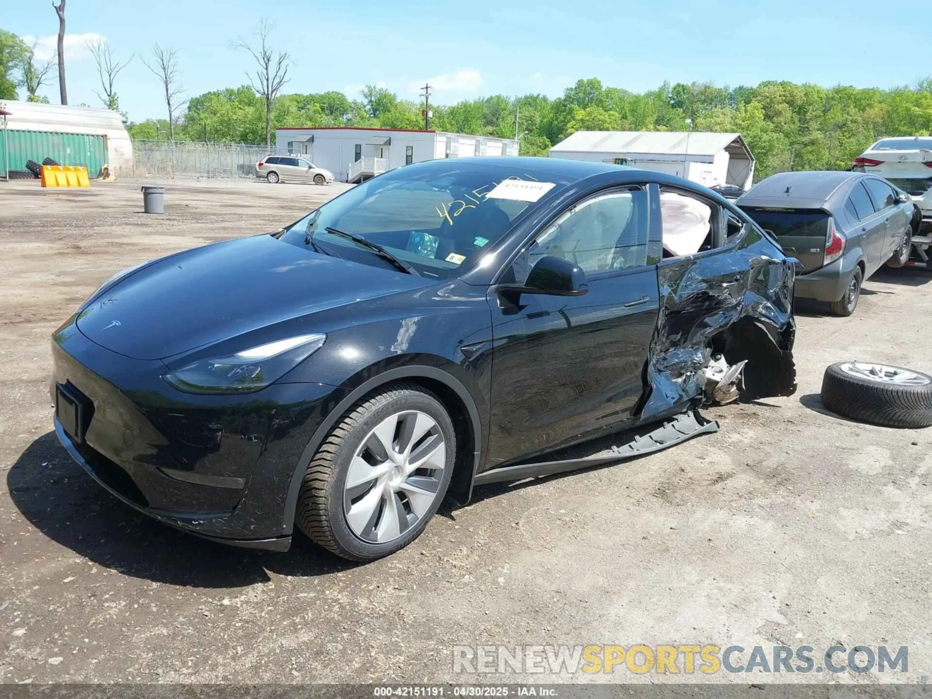 2 Фотография поврежденного автомобиля 7SAYGDEE9PF850881 TESLA MODEL Y 2023
