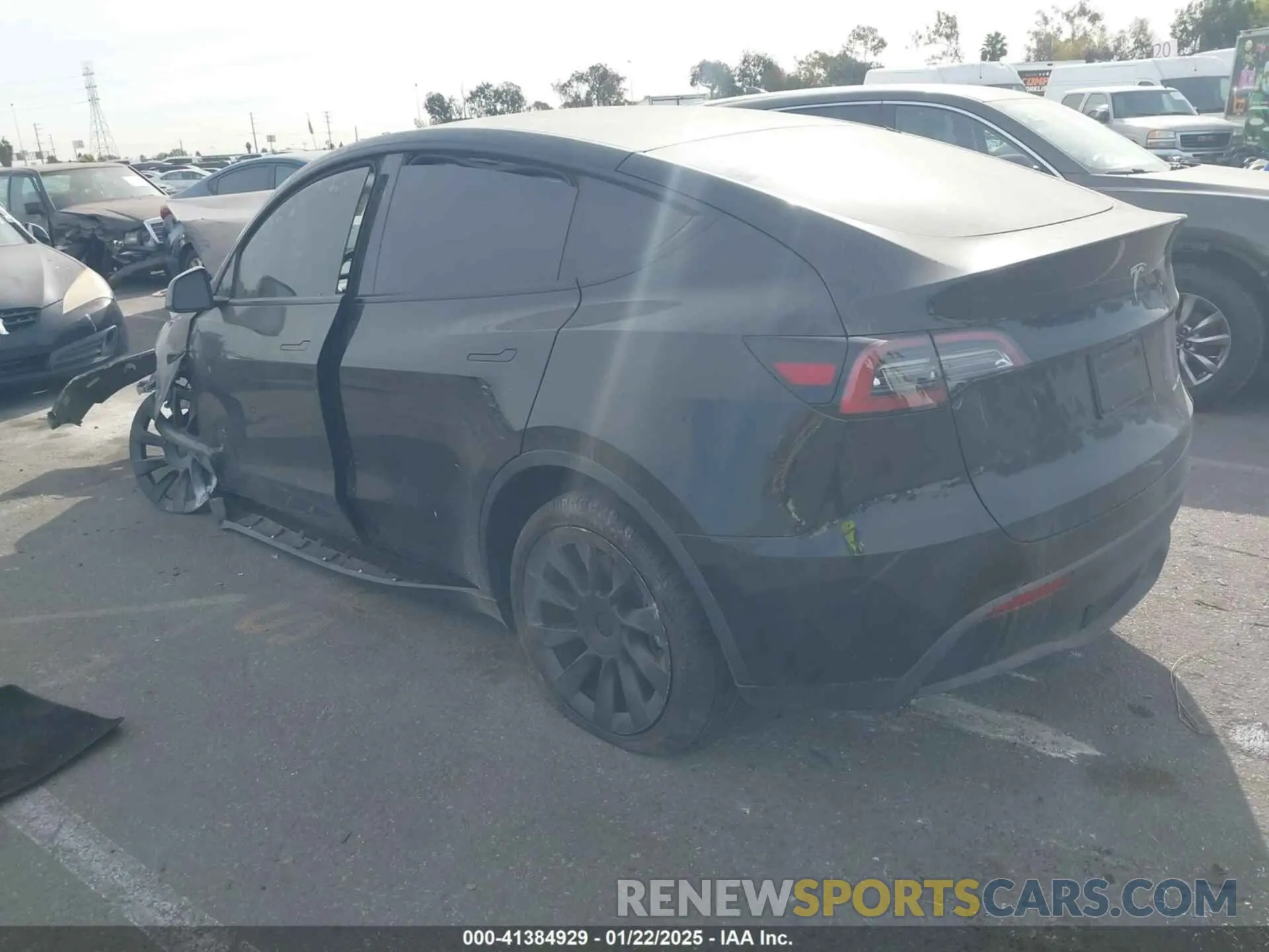 3 Photograph of a damaged car 7SAYGDEE9PF874484 TESLA MODEL Y 2023