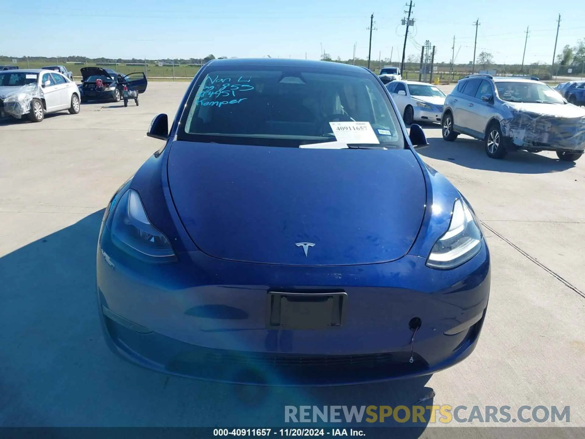 6 Фотография поврежденного автомобиля 7SAYGDEE9PF884951 TESLA MODEL Y 2023