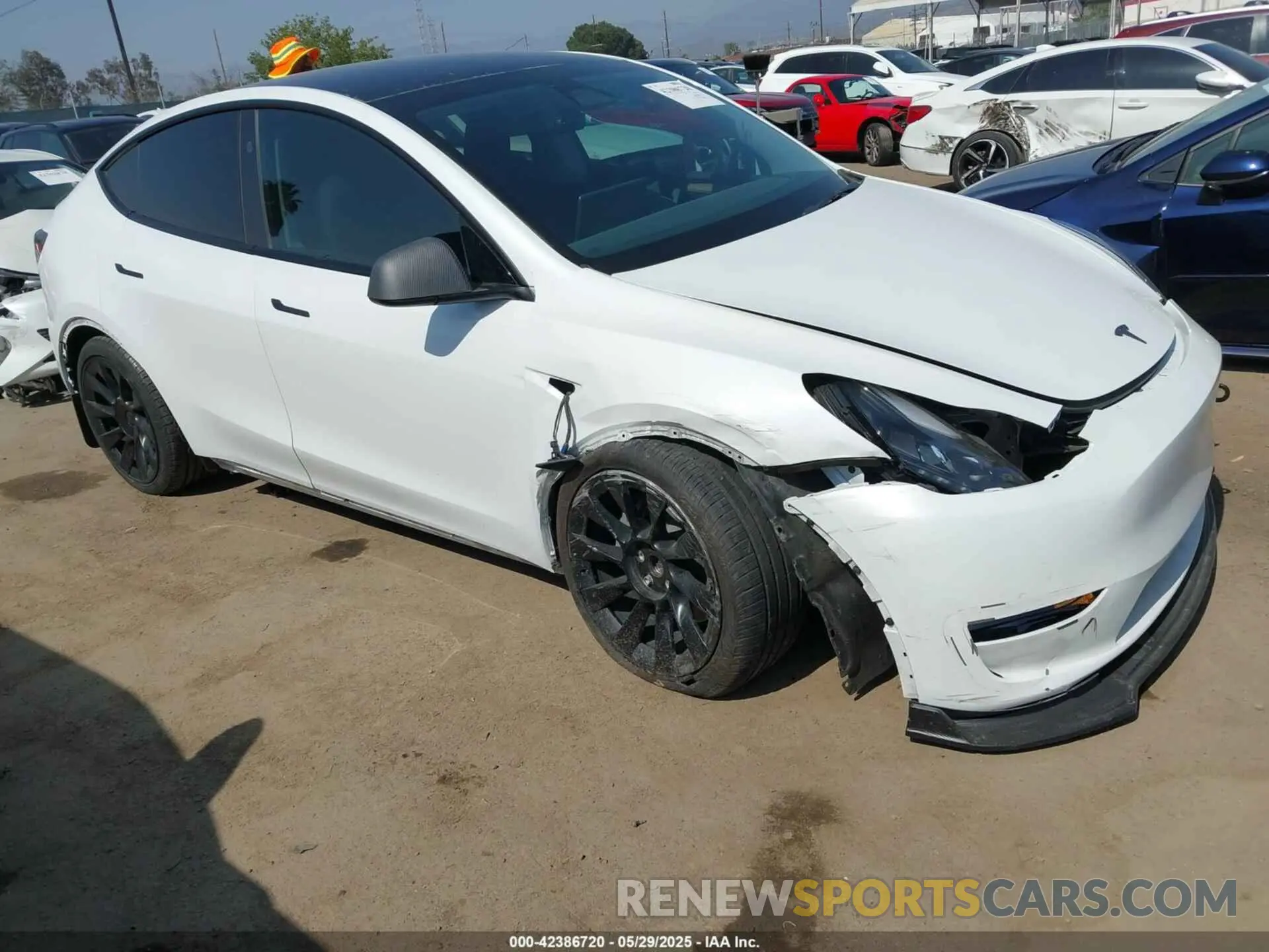 1 Photograph of a damaged car 7SAYGDEE9PF887283 TESLA MODEL Y 2023