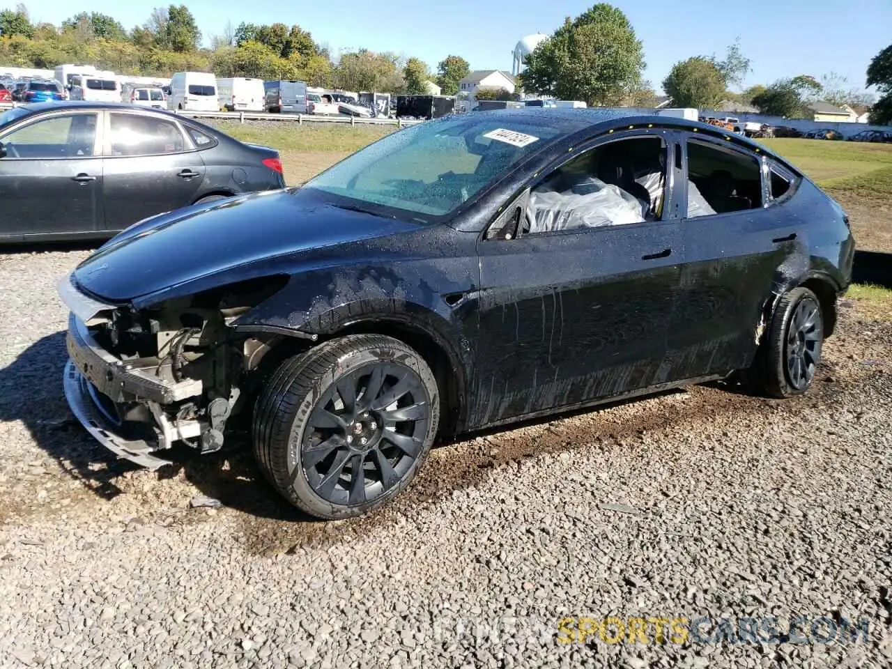 1 Фотография поврежденного автомобиля 7SAYGDEEXPA024036 TESLA MODEL Y 2023