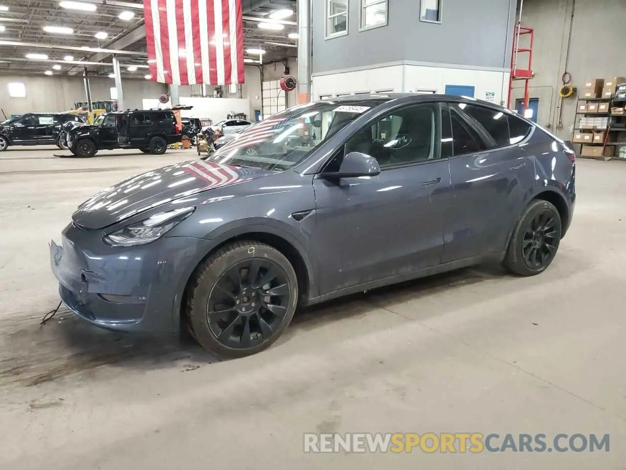1 Photograph of a damaged car 7SAYGDEEXPA074208 TESLA MODEL Y 2023
