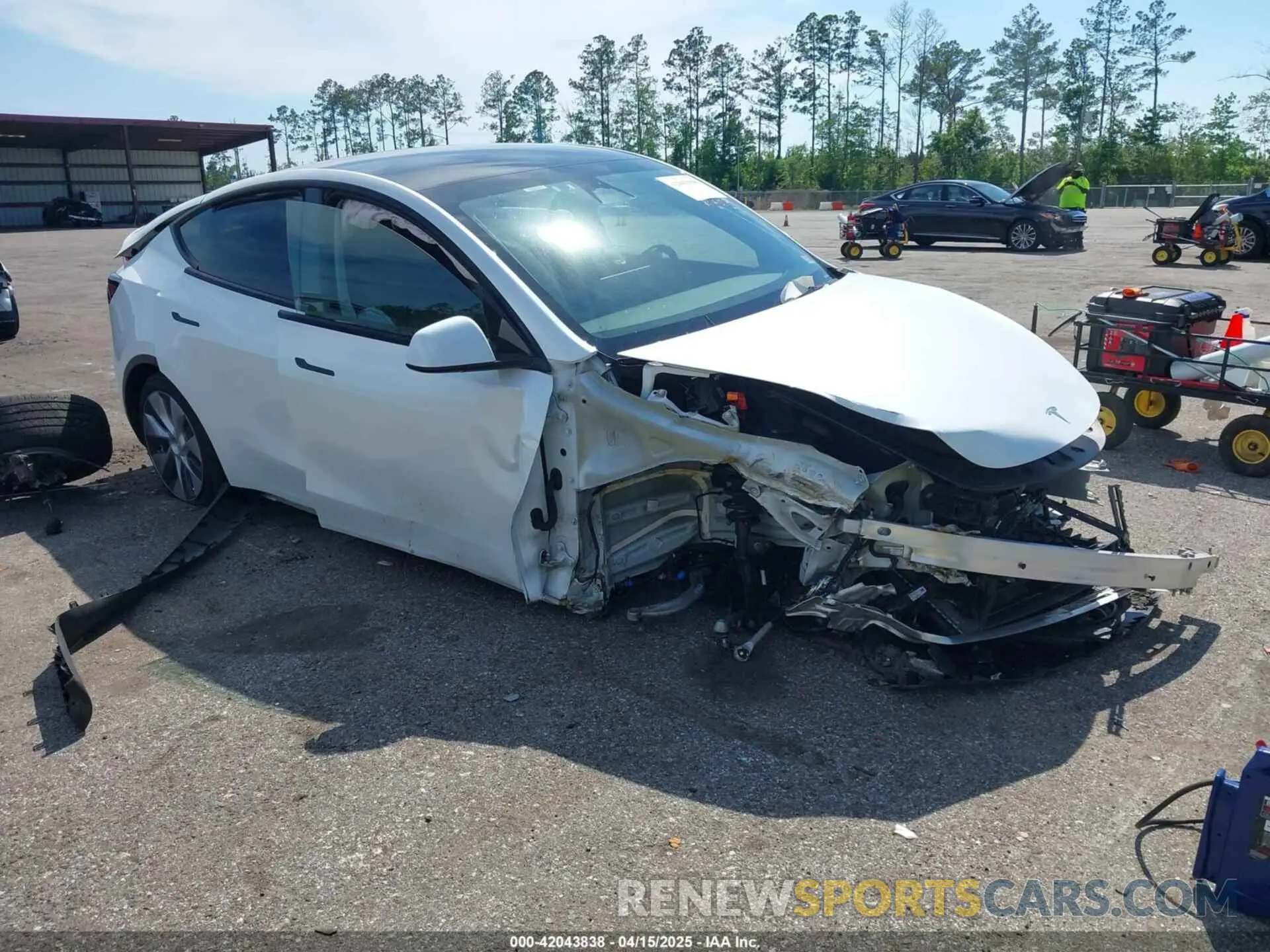 1 Photograph of a damaged car 7SAYGDEEXPA093759 TESLA MODEL Y 2023