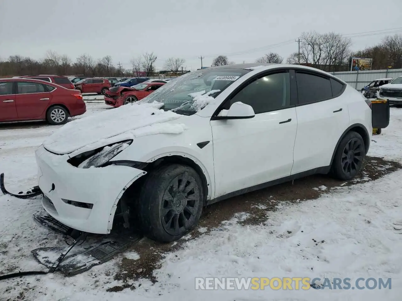 1 Photograph of a damaged car 7SAYGDEEXPA098797 TESLA MODEL Y 2023