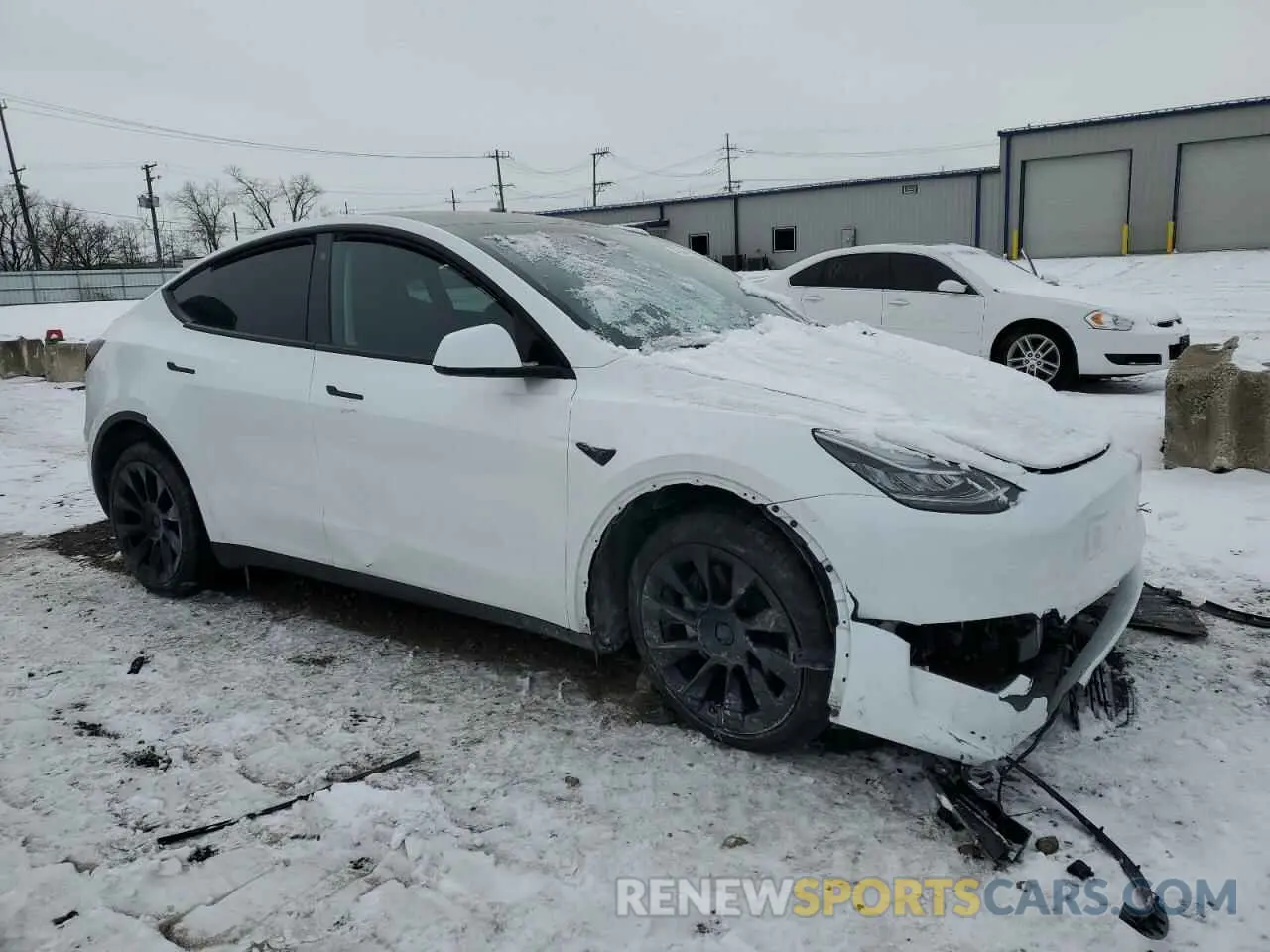 4 Photograph of a damaged car 7SAYGDEEXPA098797 TESLA MODEL Y 2023