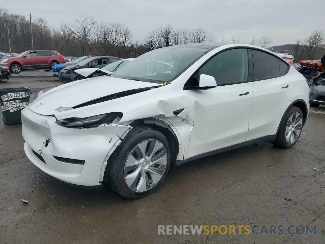 1 Photograph of a damaged car 7SAYGDEEXPA122953 TESLA MODEL Y 2023
