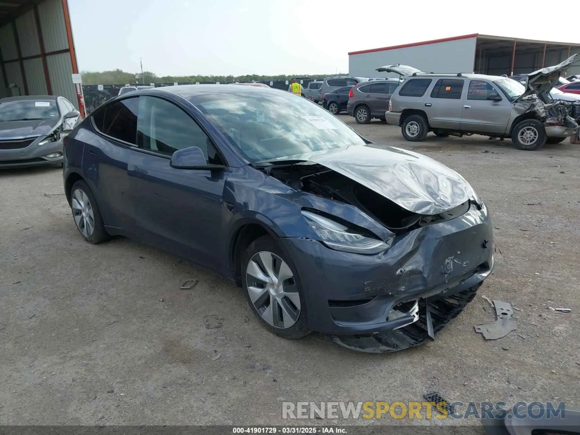 1 Фотография поврежденного автомобиля 7SAYGDEEXPA124203 TESLA MODEL Y 2023