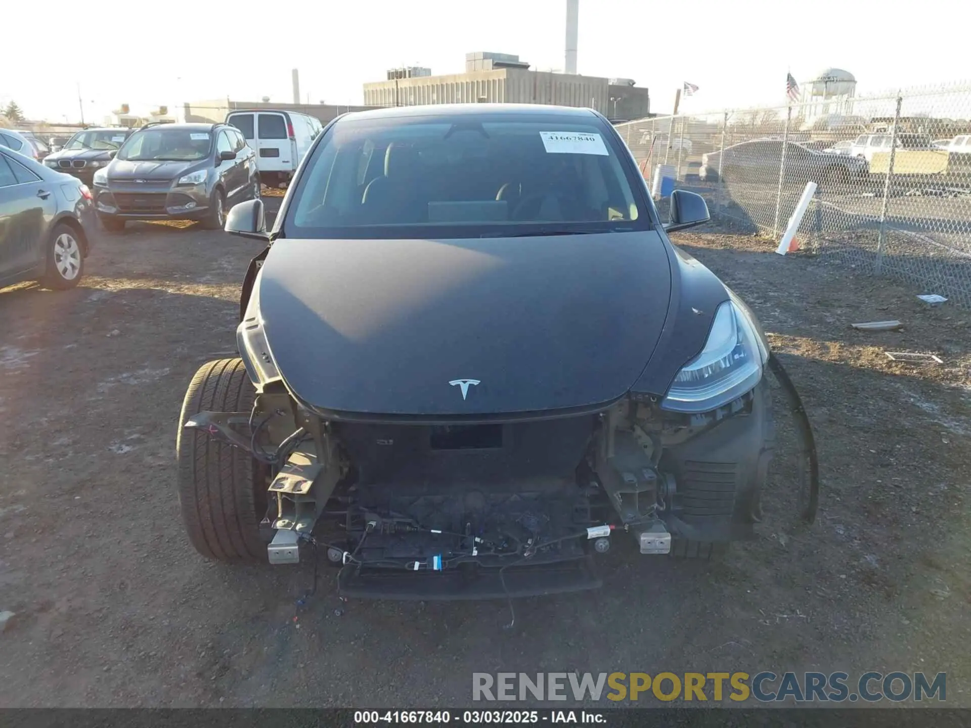 13 Фотография поврежденного автомобиля 7SAYGDEEXPA142278 TESLA MODEL Y 2023