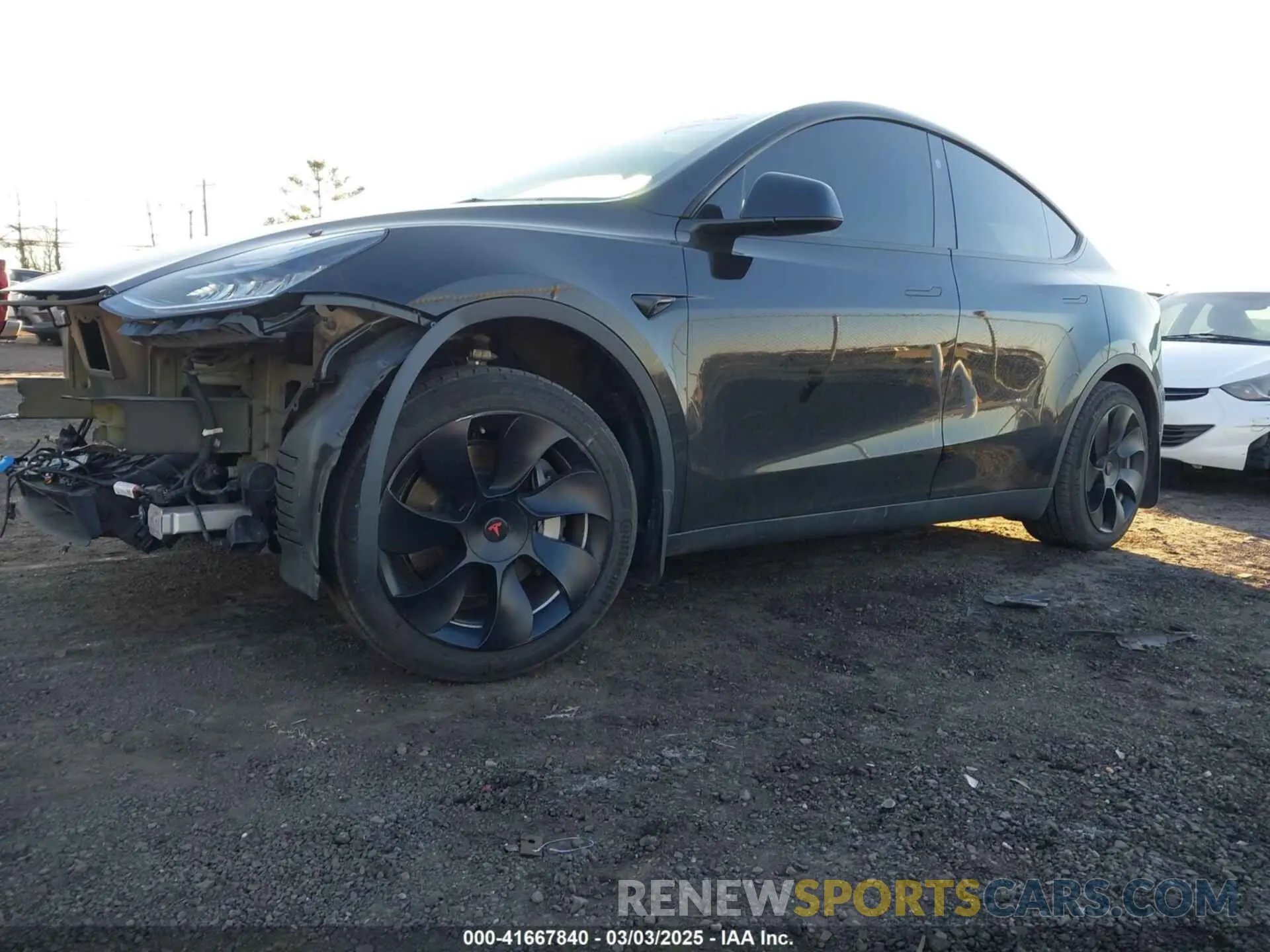 2 Фотография поврежденного автомобиля 7SAYGDEEXPA142278 TESLA MODEL Y 2023