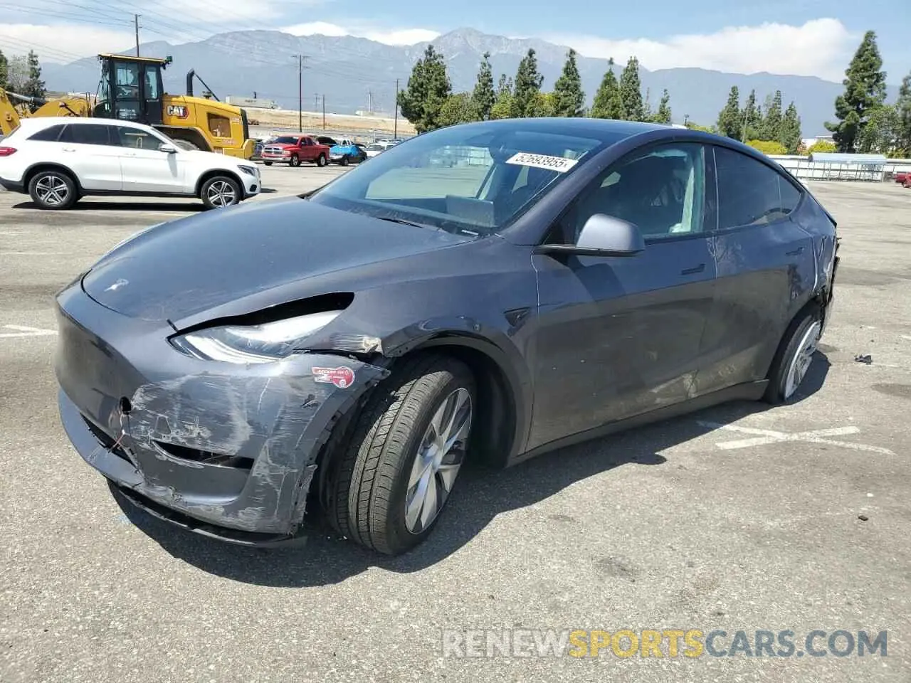 1 Photograph of a damaged car 7SAYGDEEXPA157332 TESLA MODEL Y 2023