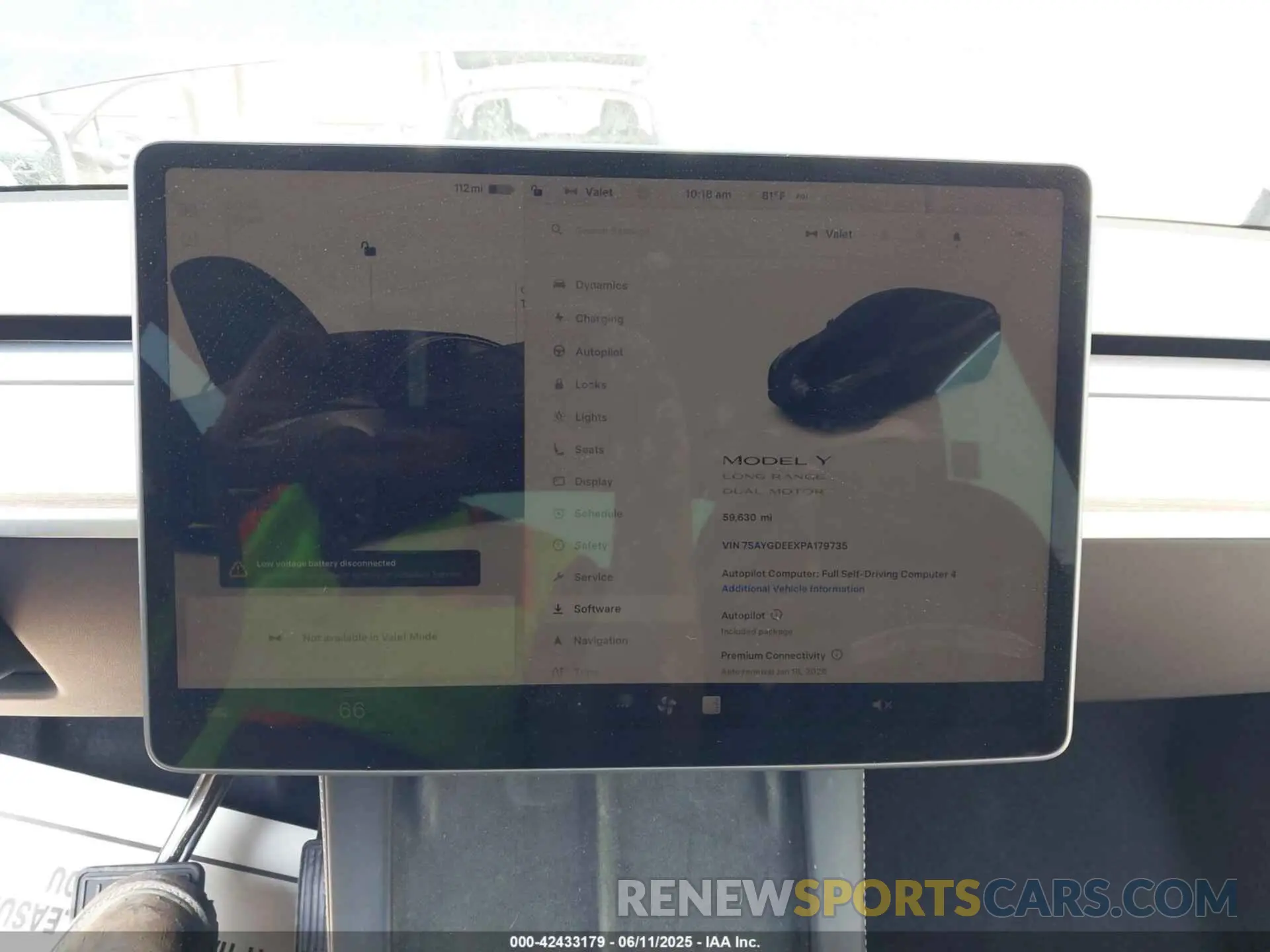 18 Фотография поврежденного автомобиля 7SAYGDEEXPA179735 TESLA MODEL Y 2023