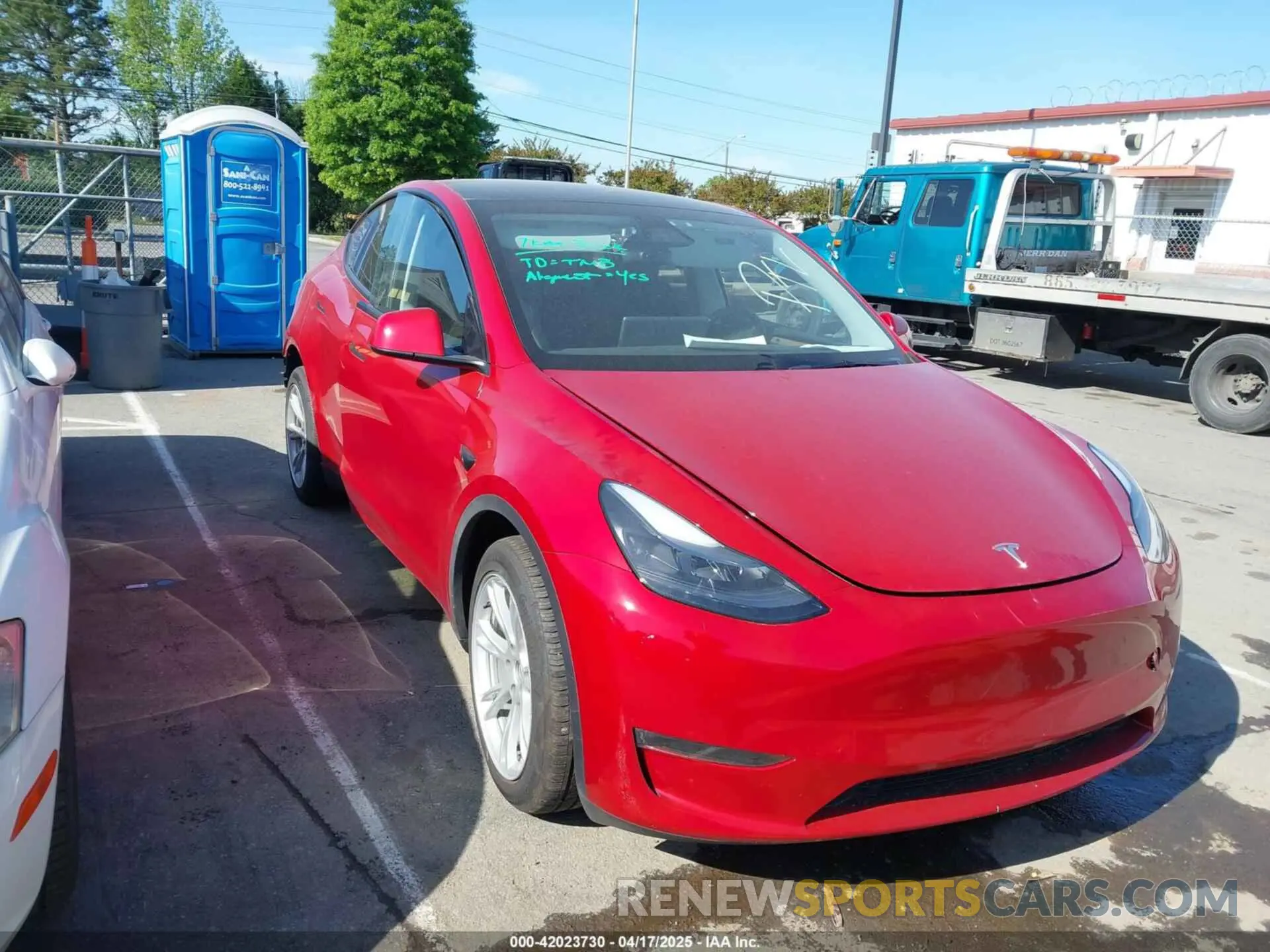 1 Фотография поврежденного автомобиля 7SAYGDEEXPA182702 TESLA MODEL Y 2023
