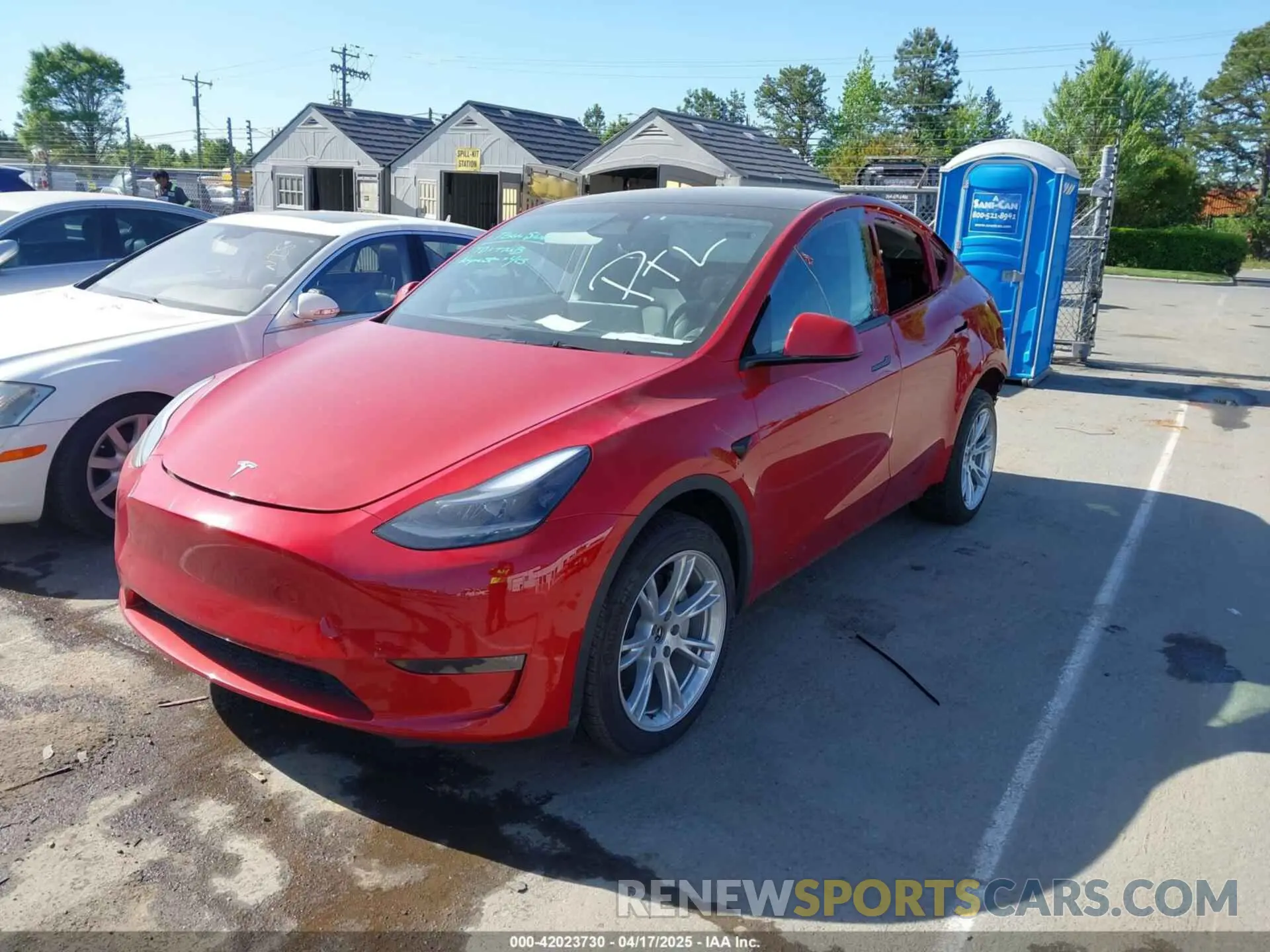 2 Фотография поврежденного автомобиля 7SAYGDEEXPA182702 TESLA MODEL Y 2023