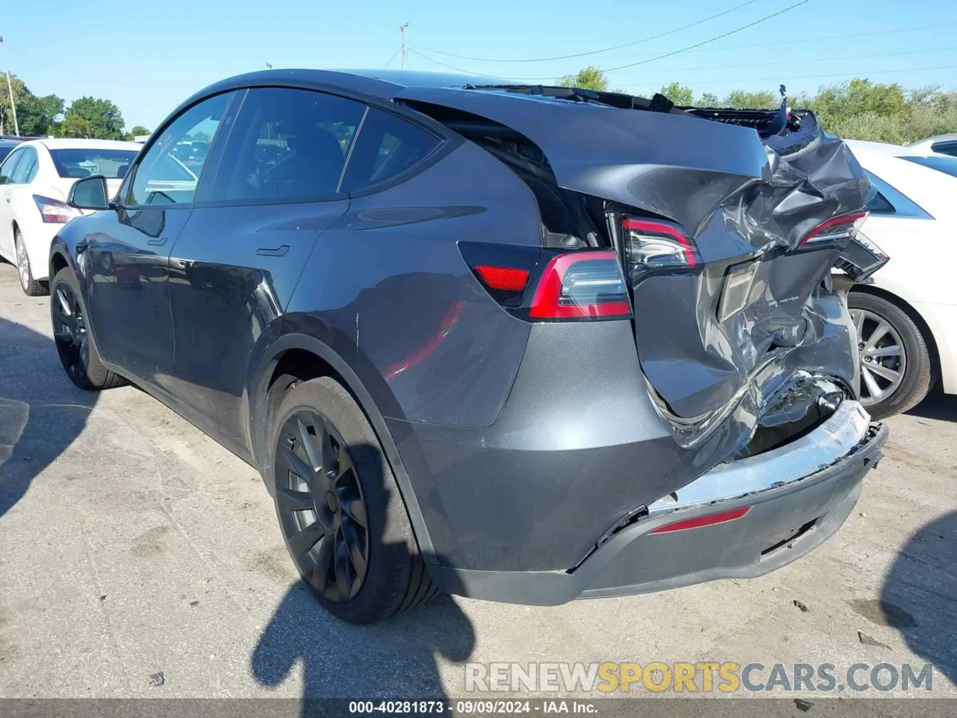 3 Photograph of a damaged car 7SAYGDEEXPA186457 TESLA MODEL Y 2023