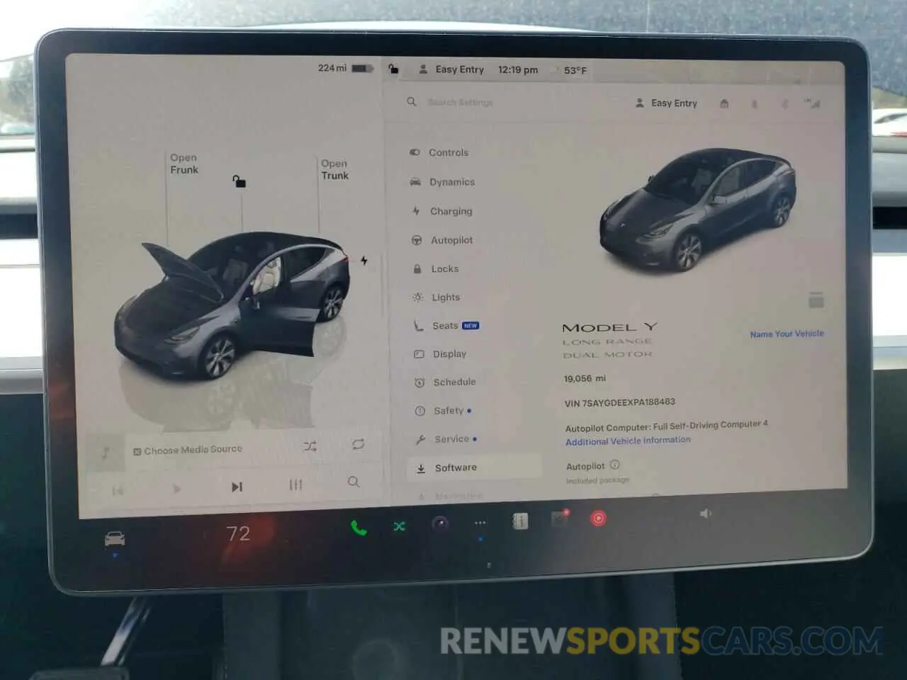 9 Photograph of a damaged car 7SAYGDEEXPA188483 TESLA MODEL Y 2023