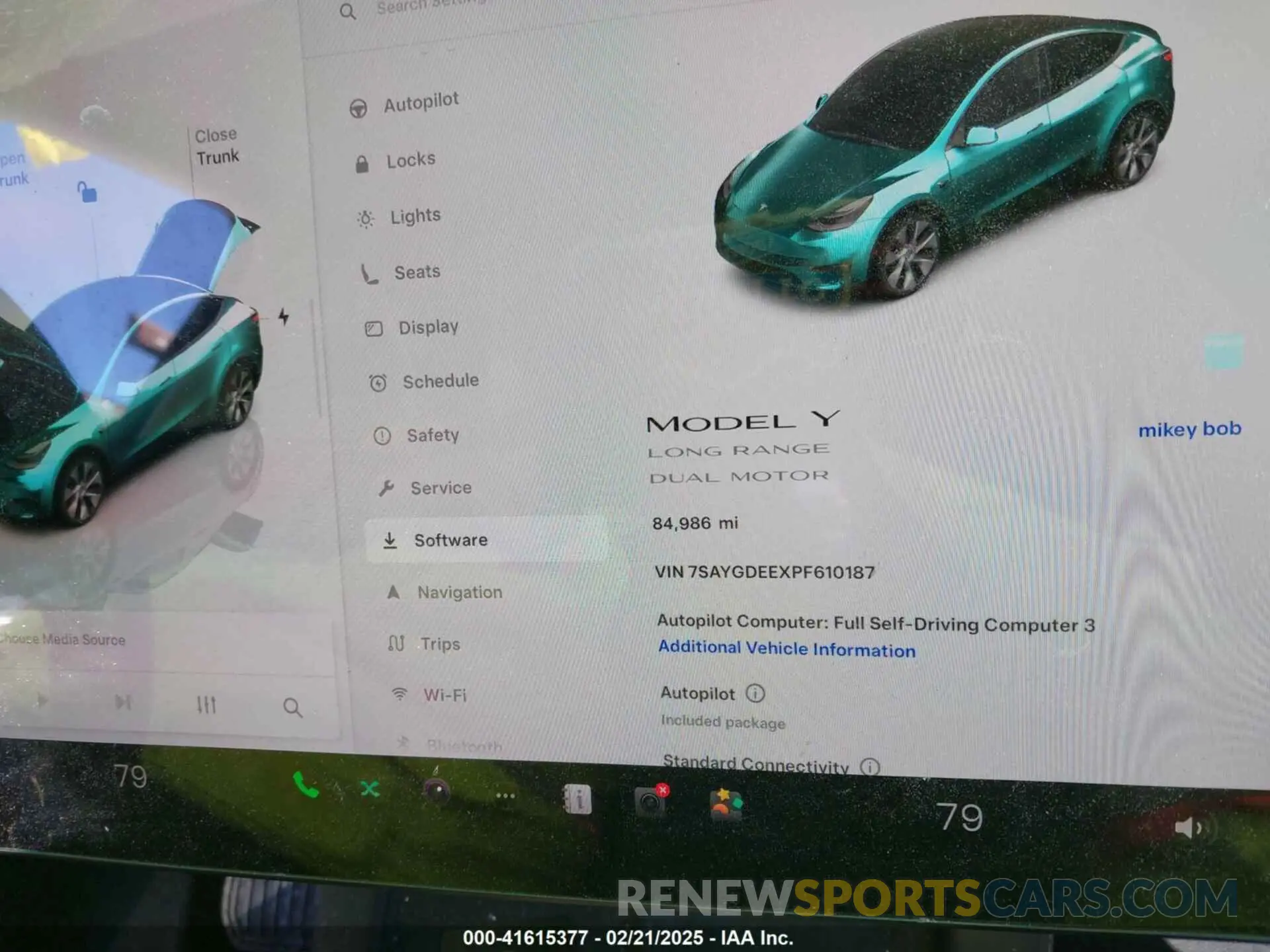 7 Photograph of a damaged car 7SAYGDEEXPF610187 TESLA MODEL Y 2023