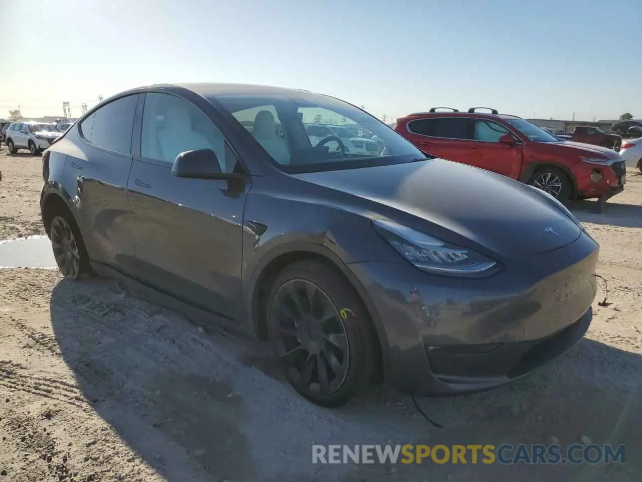 4 Фотография поврежденного автомобиля 7SAYGDEEXPF618029 TESLA MODEL Y 2023
