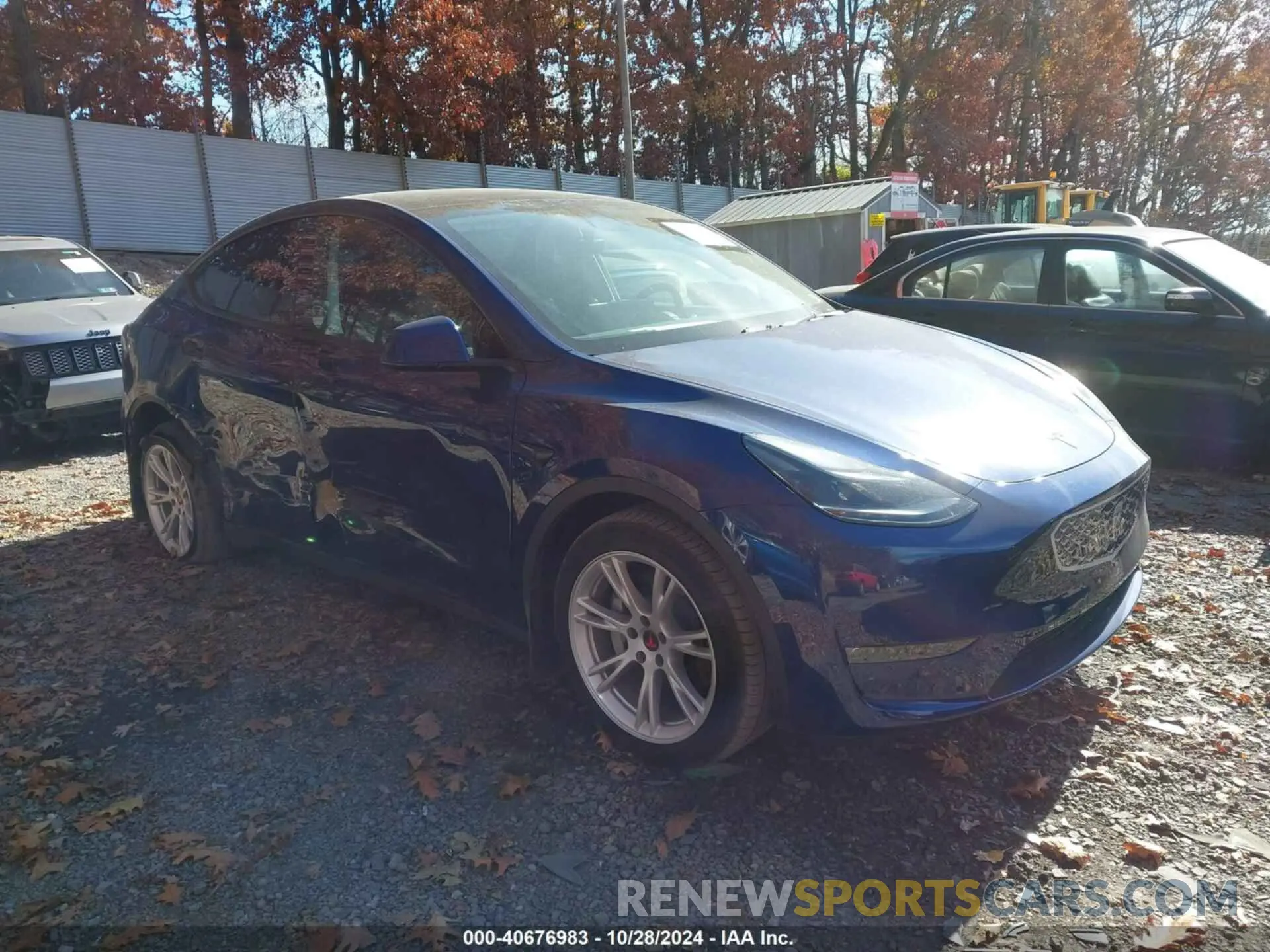 1 Photograph of a damaged car 7SAYGDEEXPF671507 TESLA MODEL Y 2023