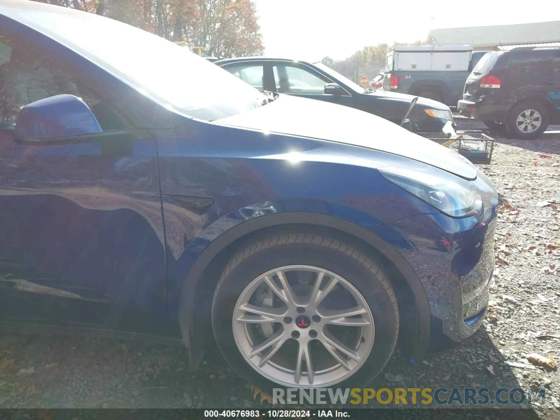 12 Photograph of a damaged car 7SAYGDEEXPF671507 TESLA MODEL Y 2023