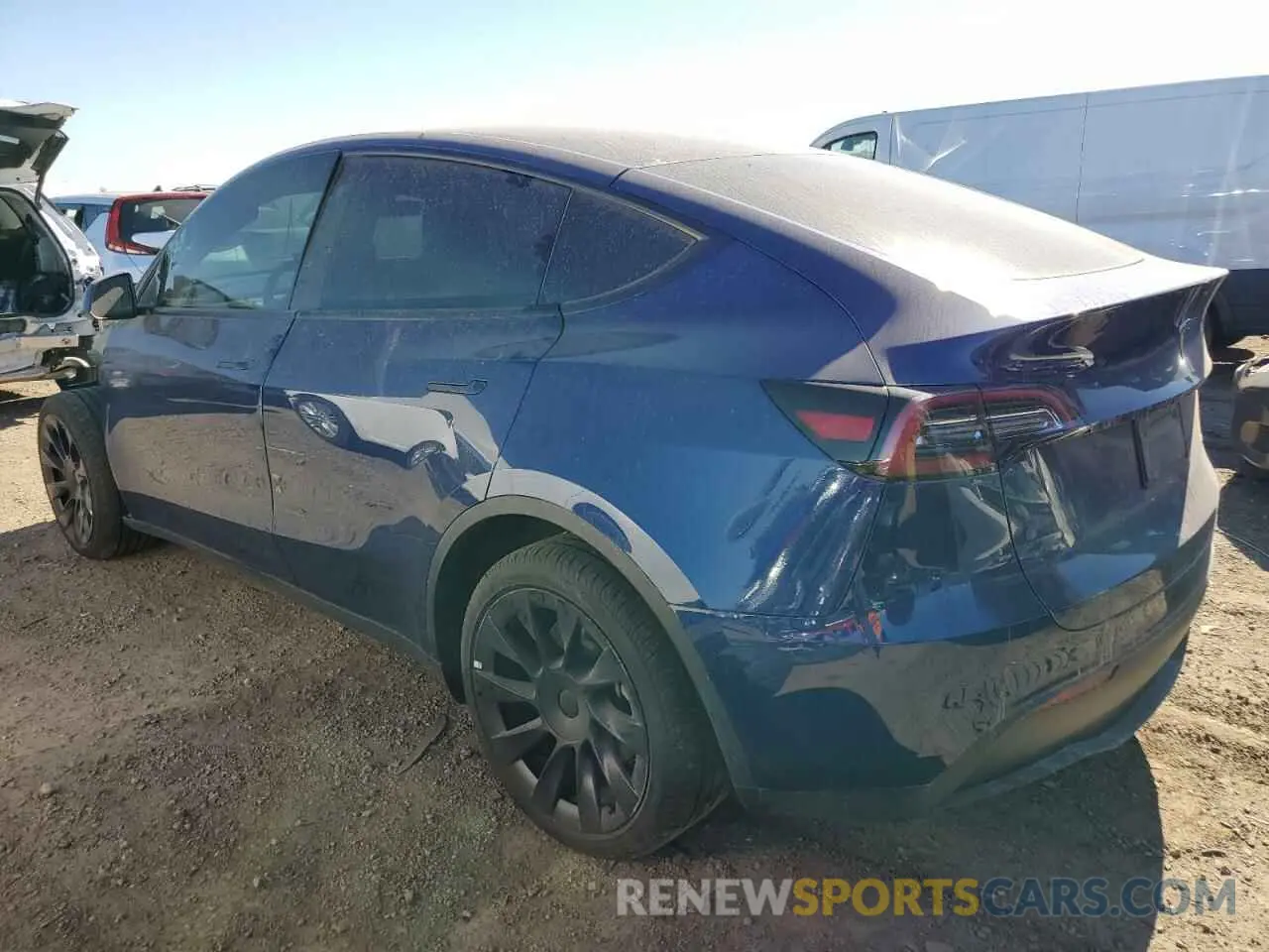 2 Photograph of a damaged car 7SAYGDEEXPF695208 TESLA MODEL Y 2023