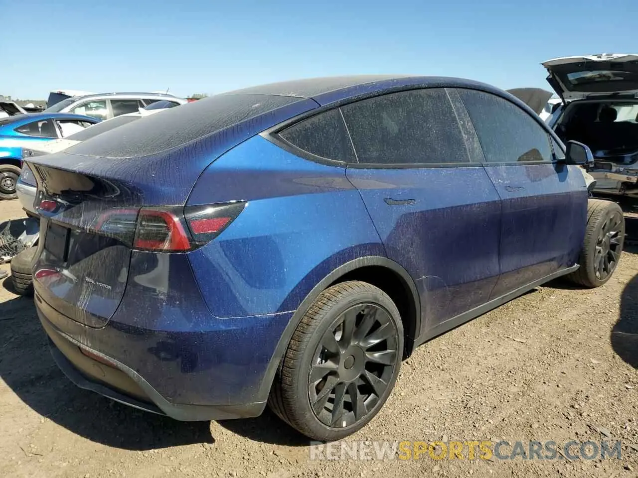 3 Photograph of a damaged car 7SAYGDEEXPF695208 TESLA MODEL Y 2023