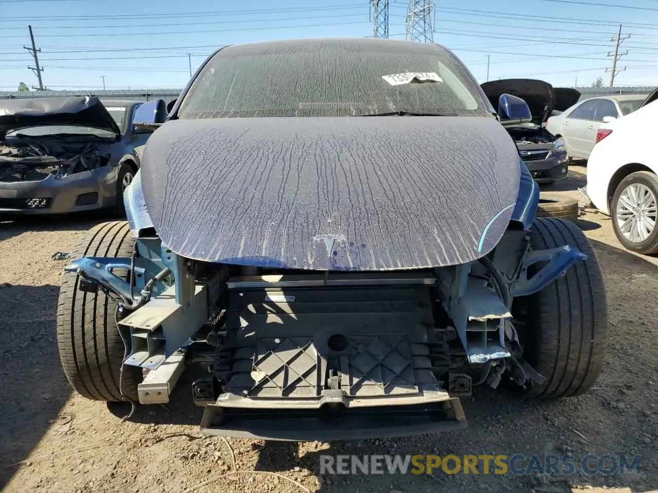 5 Photograph of a damaged car 7SAYGDEEXPF695208 TESLA MODEL Y 2023