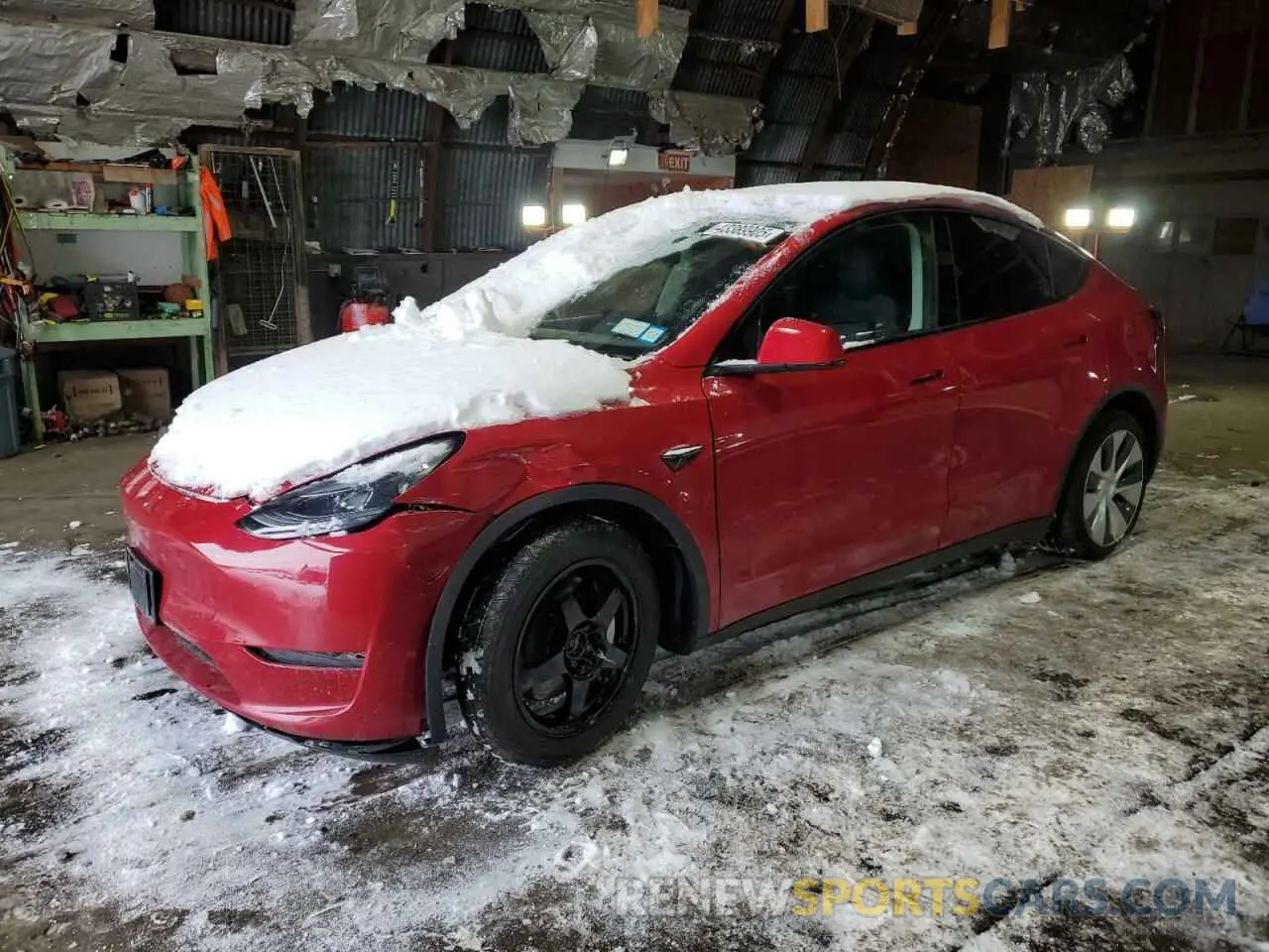 1 Photograph of a damaged car 7SAYGDEEXPF710516 TESLA MODEL Y 2023