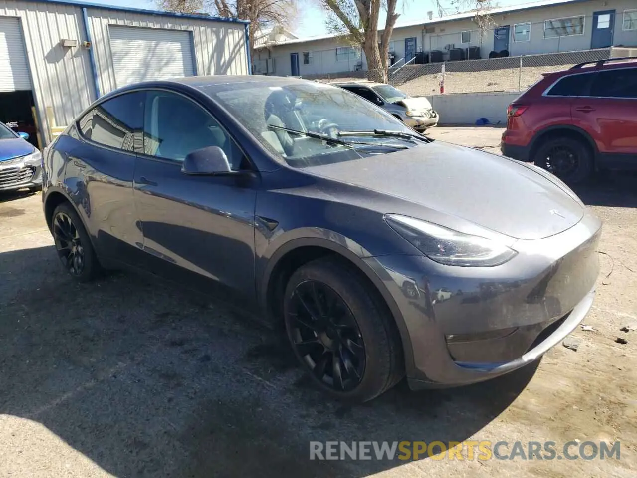 4 Фотография поврежденного автомобиля 7SAYGDEEXPF754676 TESLA MODEL Y 2023
