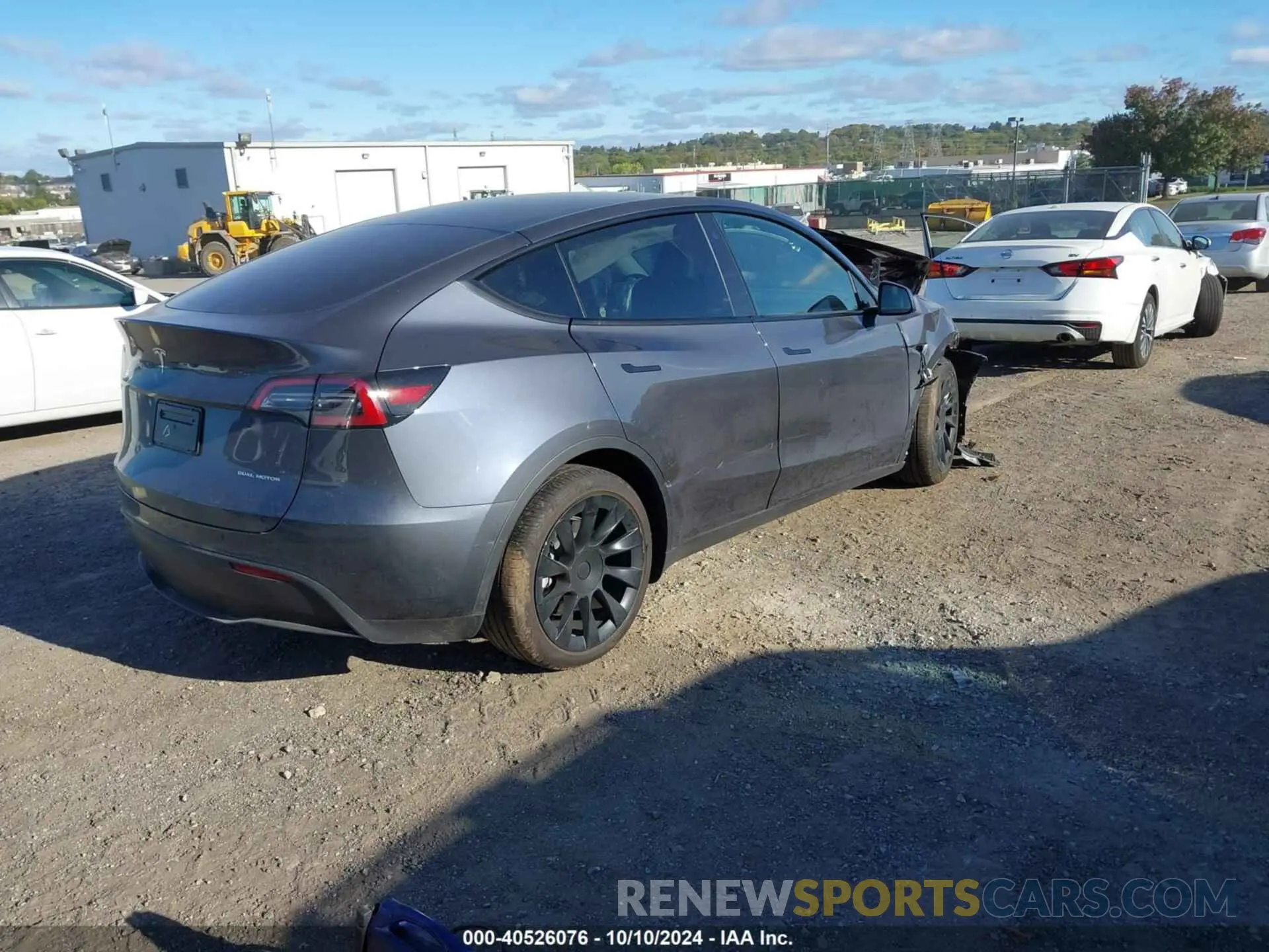 4 Фотография поврежденного автомобиля 7SAYGDEEXPF766262 TESLA MODEL Y 2023